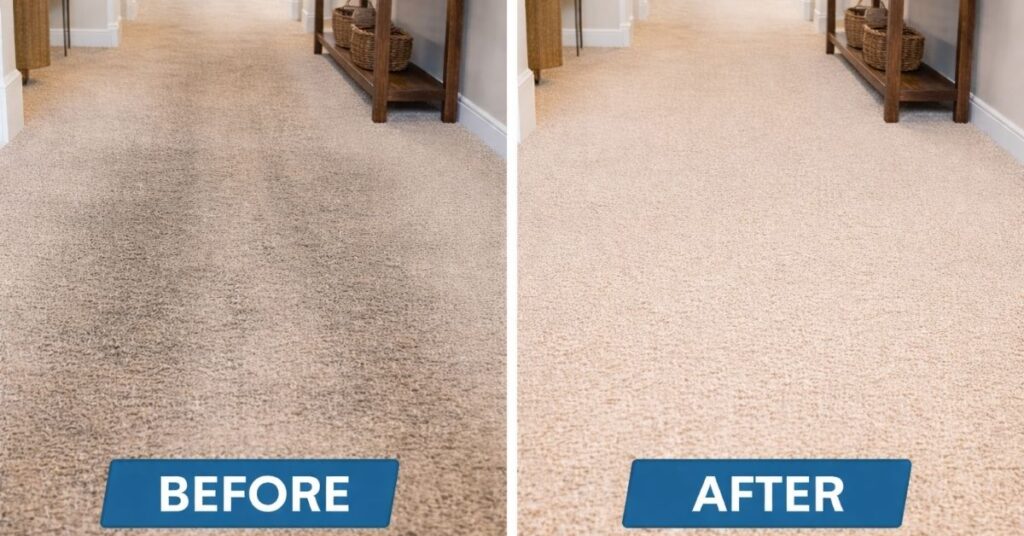 High-traffic carpet cleaning methods by Urban Floors to reduce wear and extend carpet life