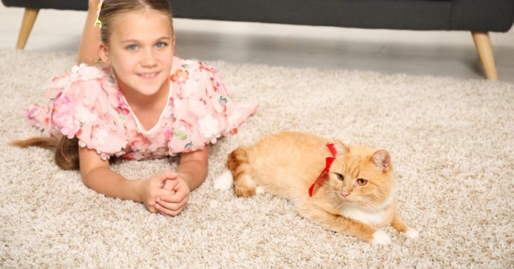 Professional carpet cleaning for homes with pets and children