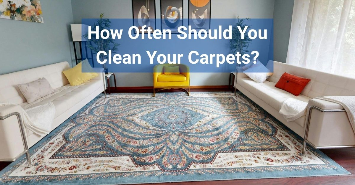 How often carpets should be cleaned to maintain a healthy indoor environment