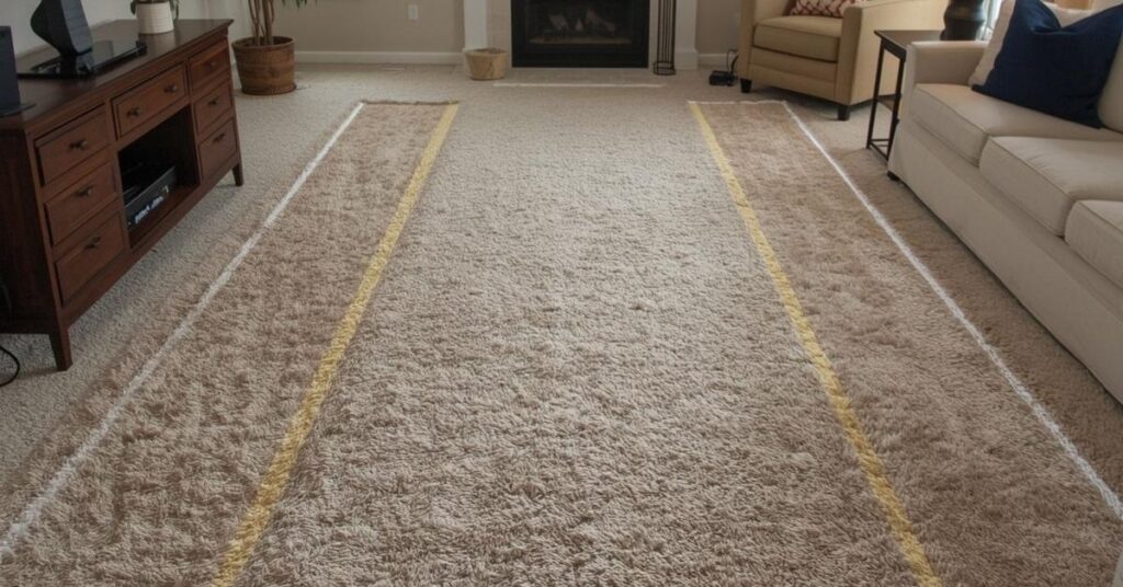 Residential carpet cleaning for high-traffic living areas in Florida homes.