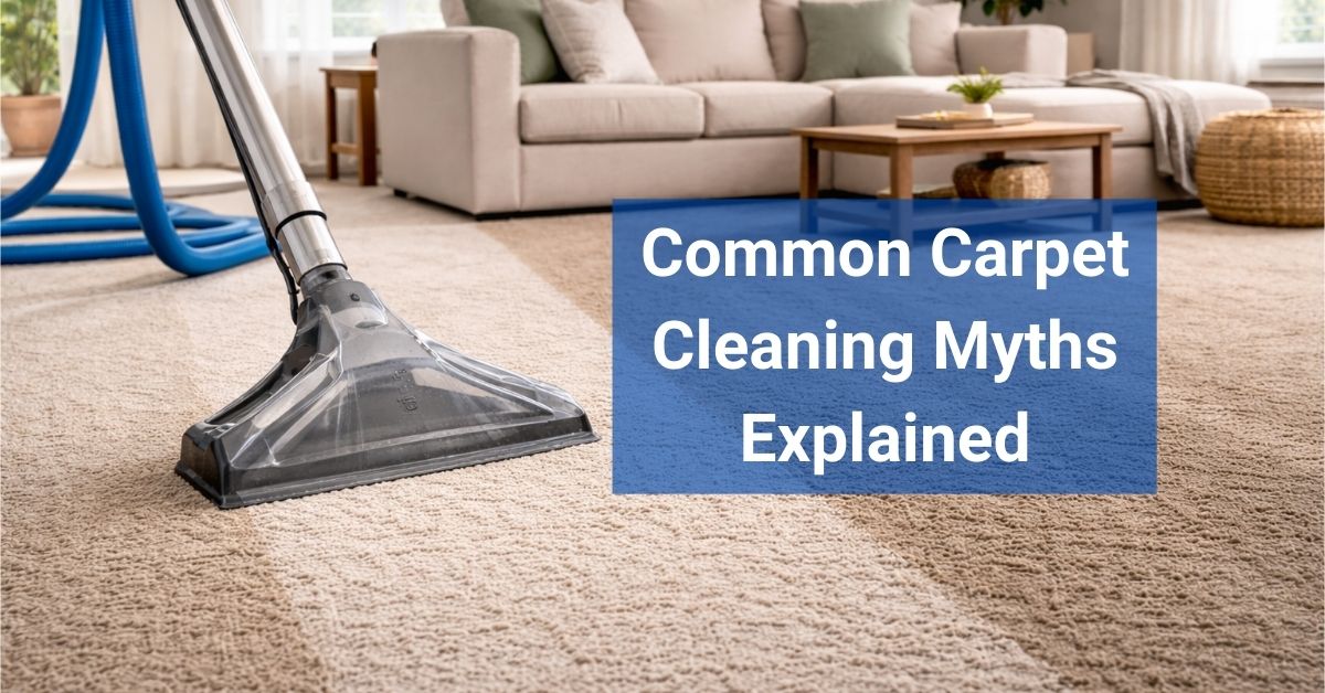 Professional carpet cleaning in Clermont home removing deep soil and traffic lane buildup