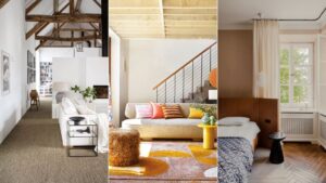 Carpet repair vs replacement comparison showing damaged and restored flooring