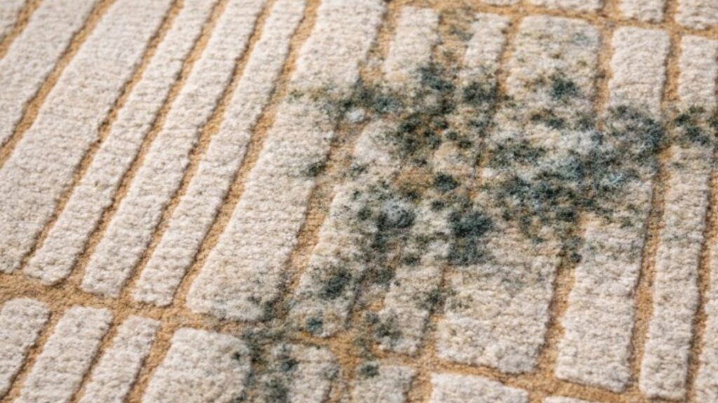 Soft carpet flooring in a cozy bedroom interior designed for comfort